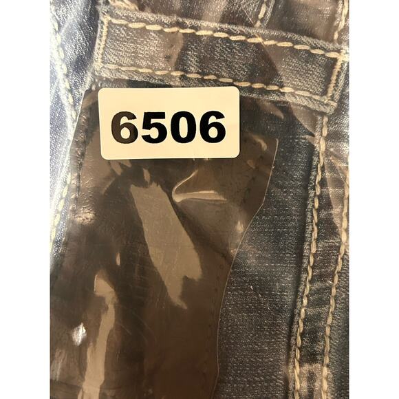 Rock & Roll Denim Pistol Straight Jeans Men 29x32 Wash Thick Stitch Cowboy - Picture 8 of 8